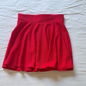 Women’s Red Circle Skater Skirt